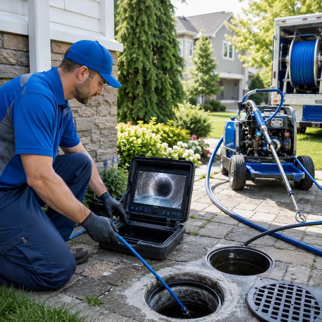 Outdoor drain cleaning professionals serving Joint Base Mdl, NJ